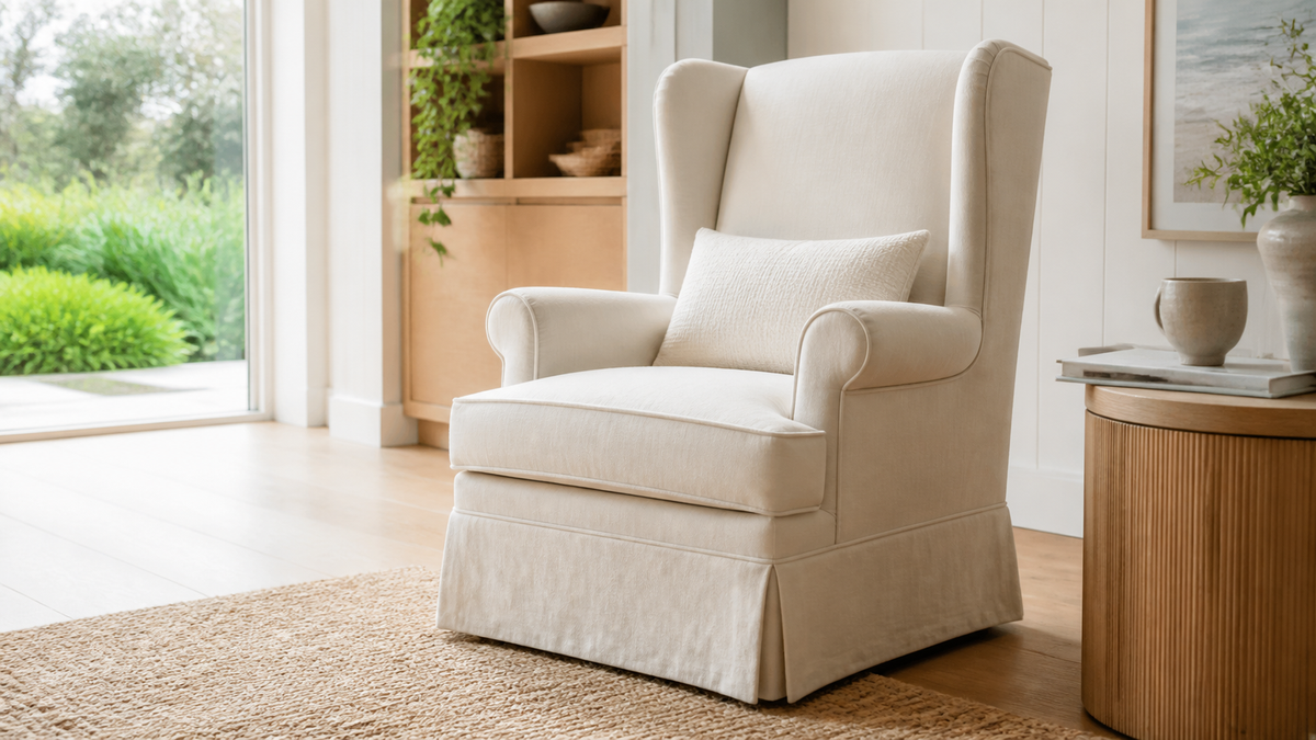 A Modern Guide to Wingback Chair Slipcovers