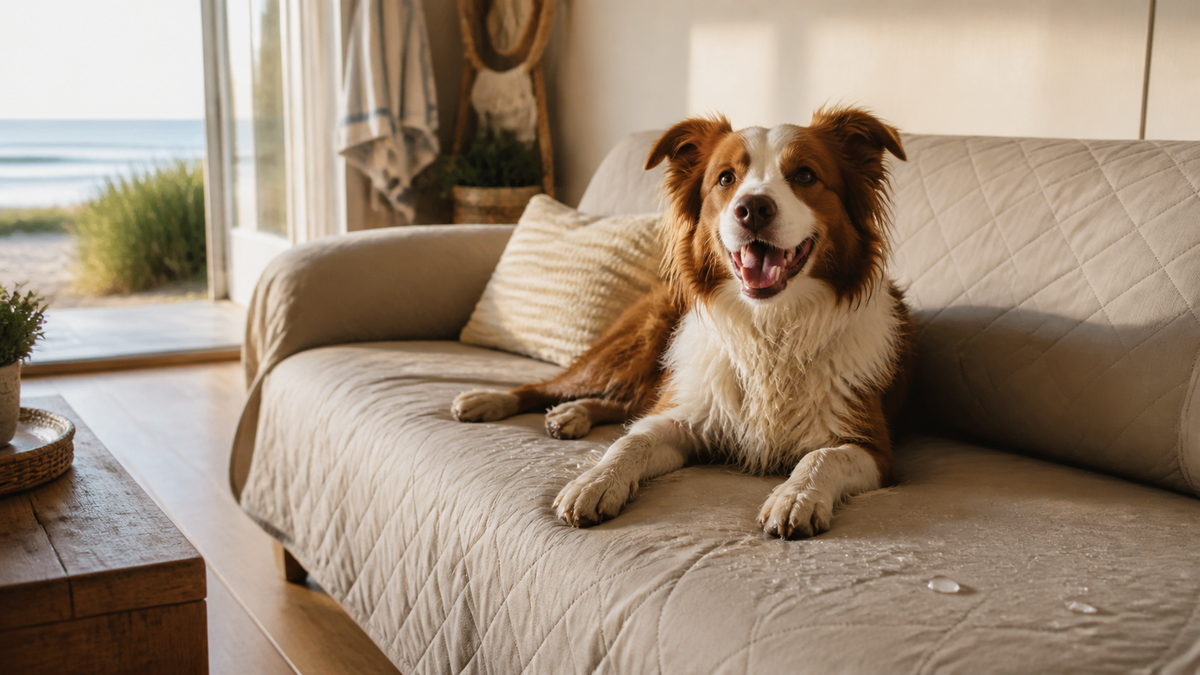 A Pet Owner's Guide to Waterproof Couch Covers for Dogs