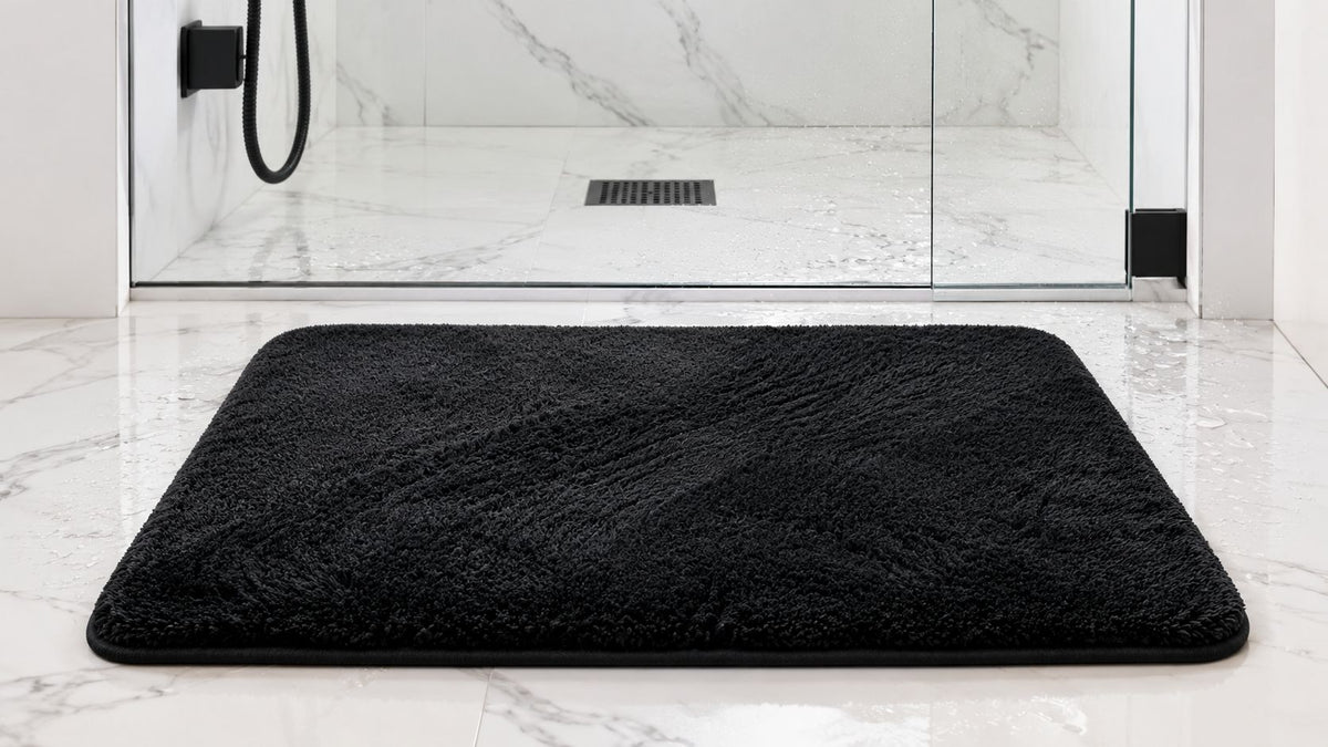 Black Bathroom Mats: What to Look for and Why Colour Matters