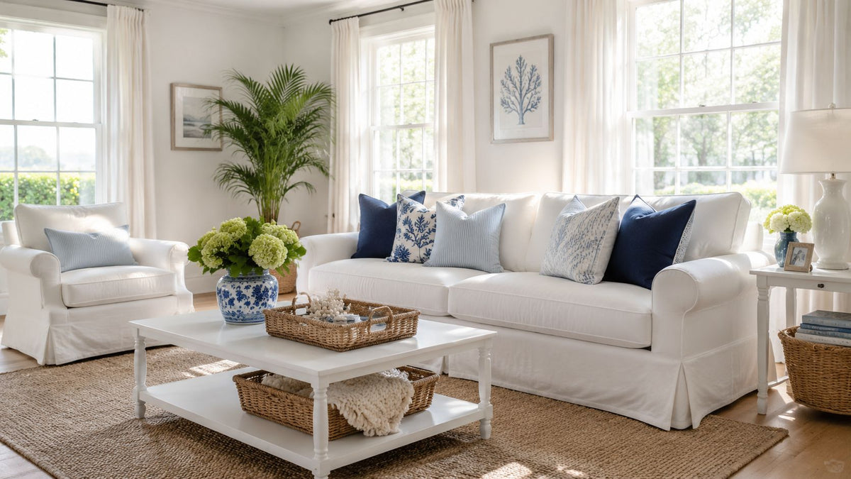 Hamptons Style Living Room: A How-To Guide