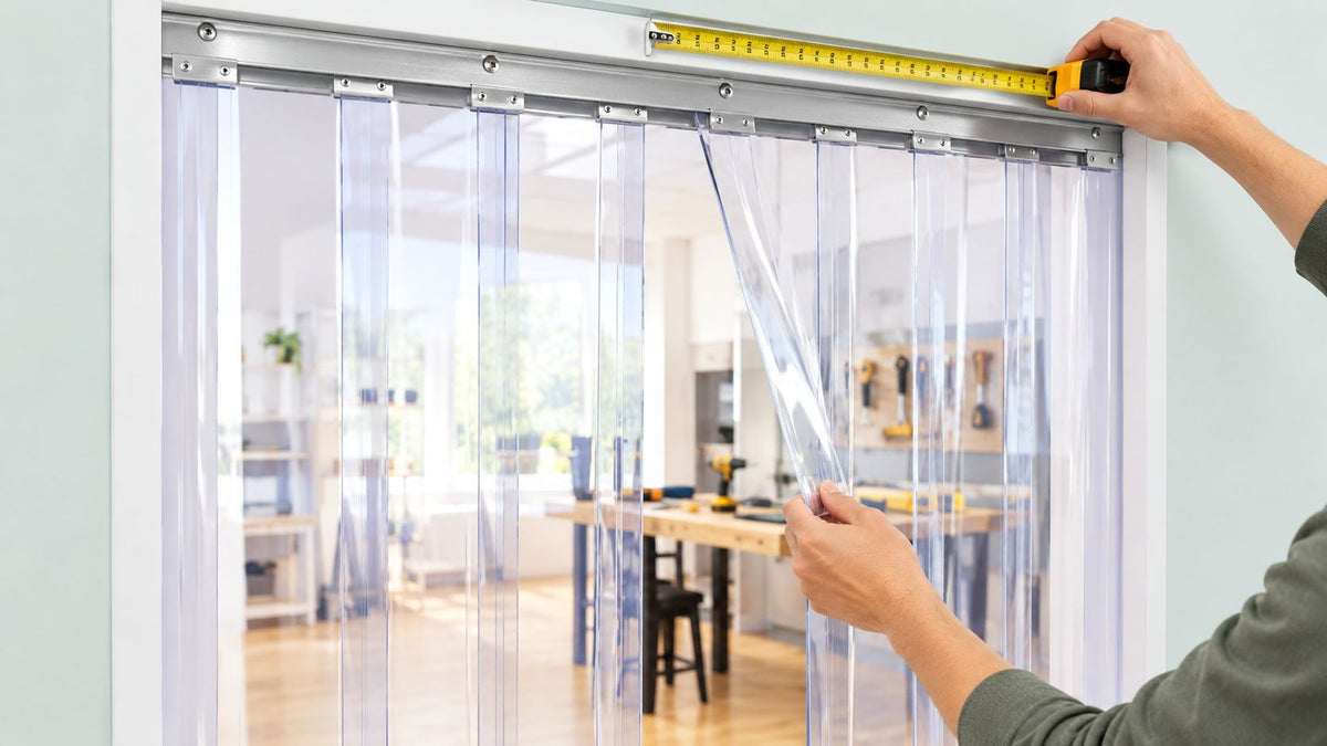Plastic Curtain for Door: Install and Choose the Right One