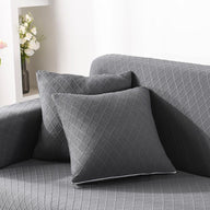 Cushion Cover - Diamond Jacquard - Black
