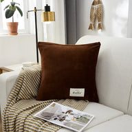 Cushion Cover - Velvet - Brown