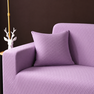 Cushion Cover - Diamond Jacquard - Pale Purple