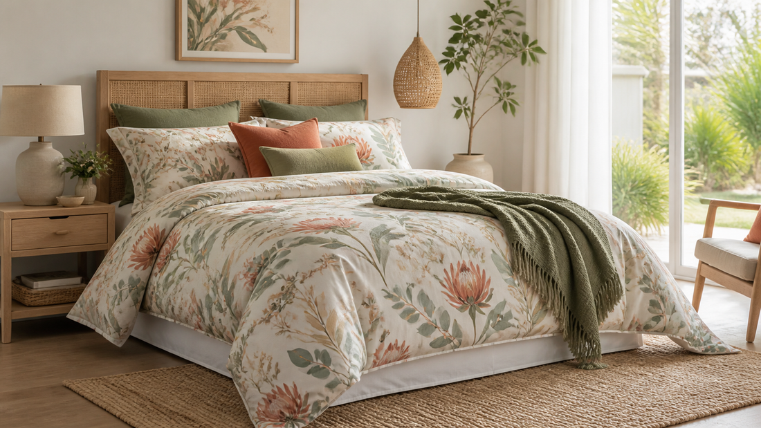 Styling Floral Quilt Covers