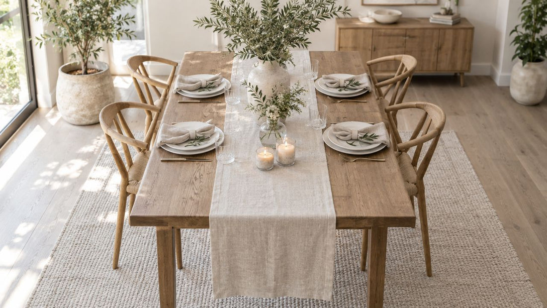 Dining Table Runner Guide for Styling and Sizing