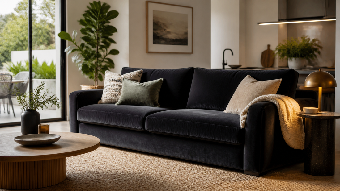 the Dark Velvet Sofa in Australia