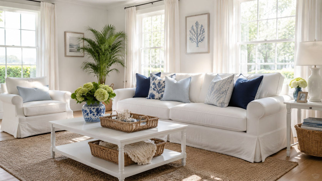 Hamptons Style Living Room: A How-To Guide