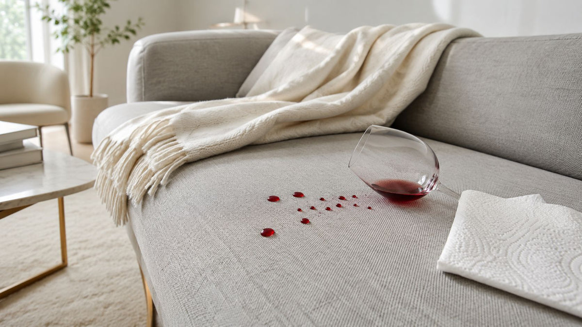 Moisture Resistant Fabric for Sofas and Throws