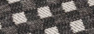 Casella Grey: flat check weave, original product photograph.