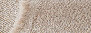 Mousoon Milk Tea: finished folded hem, original product photograph.