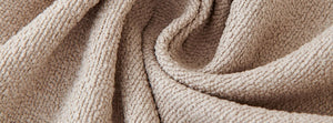Mousoon Milk Tea: close-up of the original throw fabric.