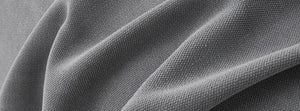 Norka Shadow Grey: close-up of the original throw fabric.