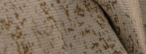 Oriona Coffee Brown: close-up of the original throw fabric.