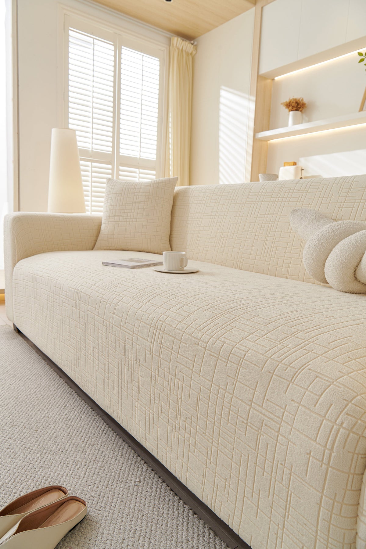 Couch Cover - Arquette - Beige