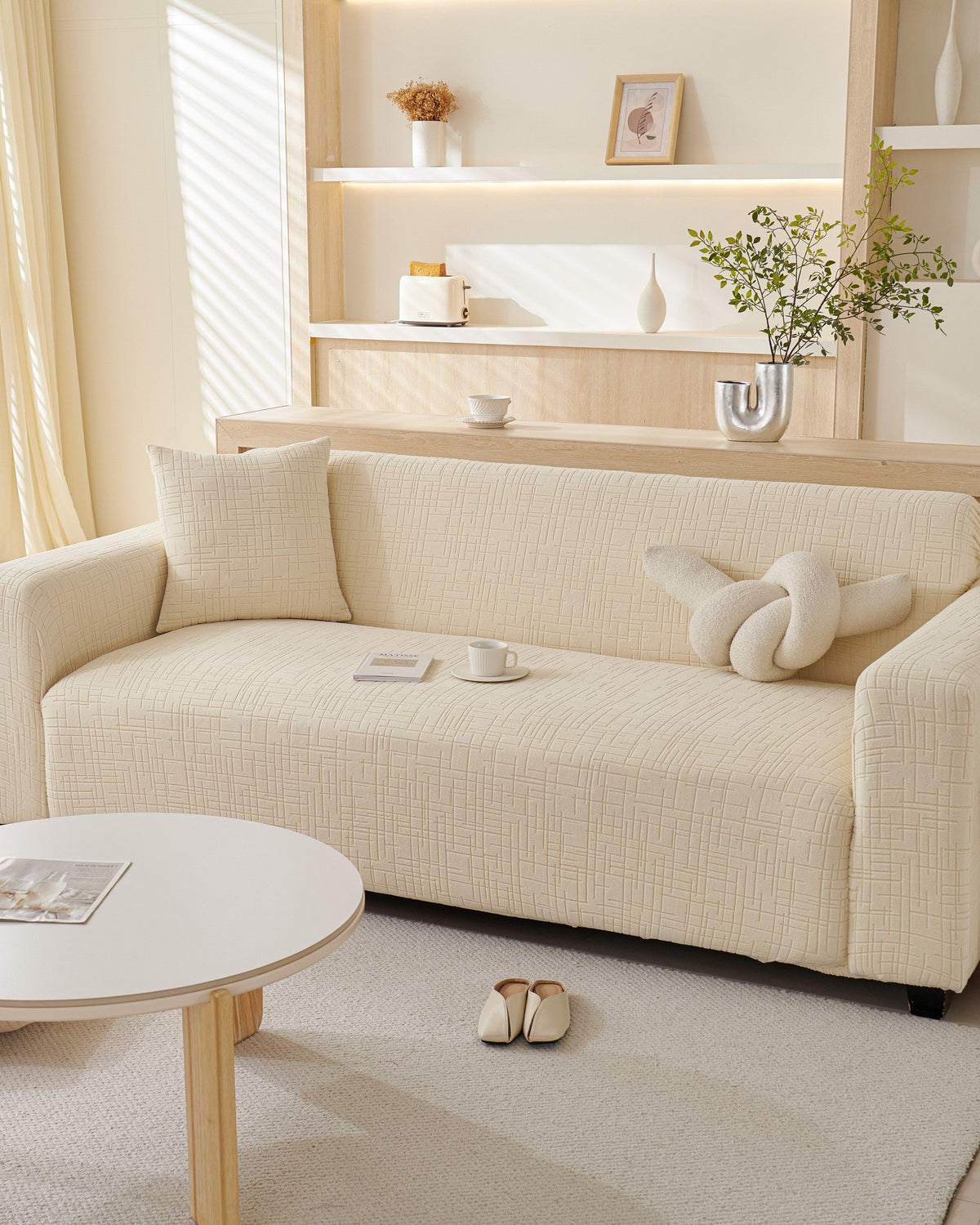 Couch Cover - Arquette - Beige