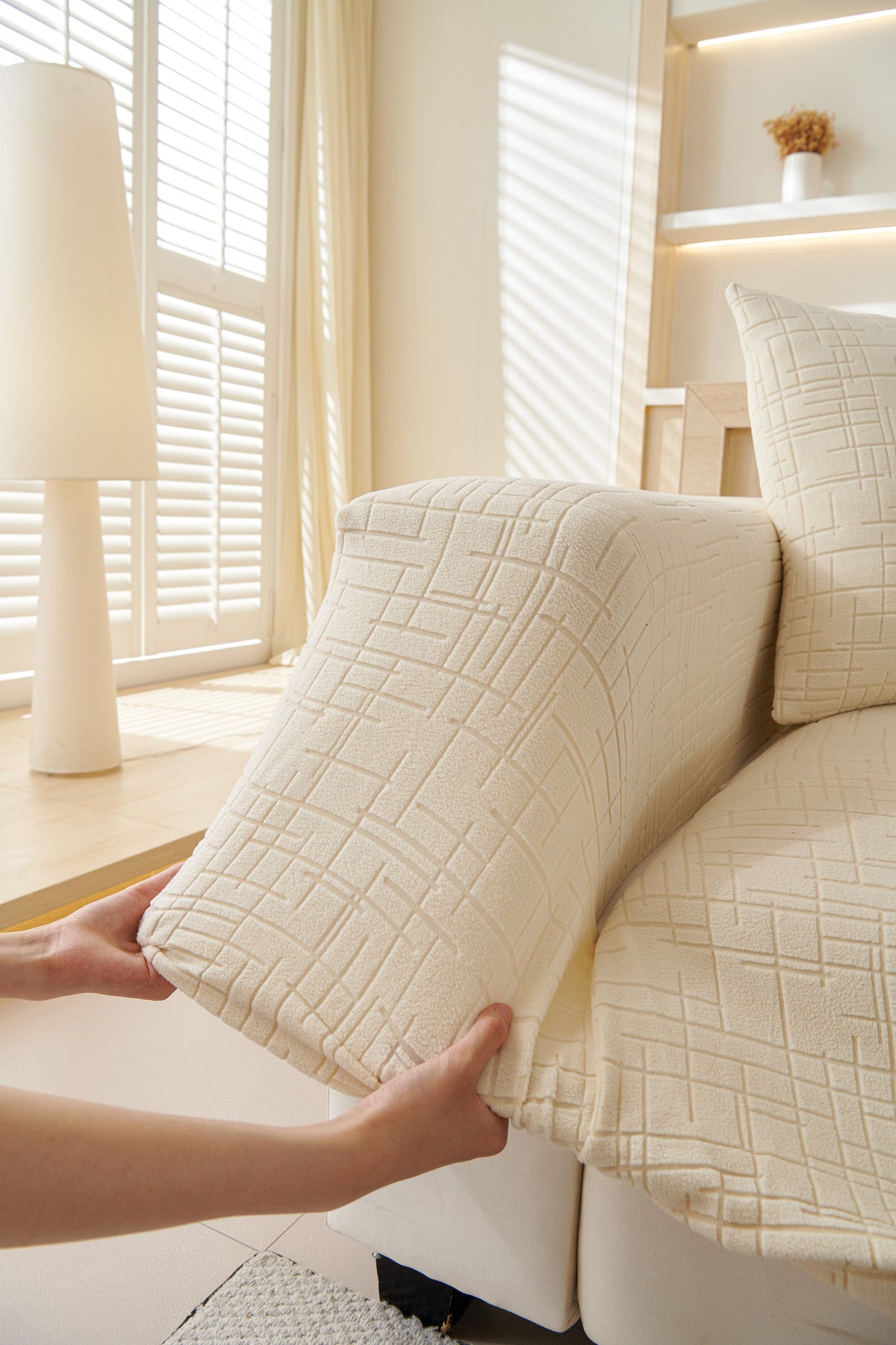 Couch Cover - Arquette - Beige