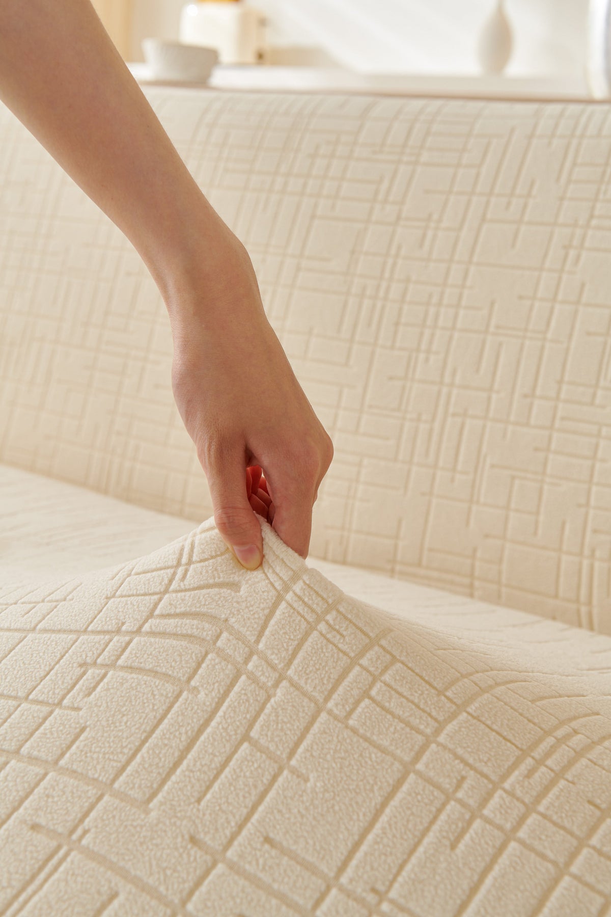 Couch Cover - Arquette - Beige