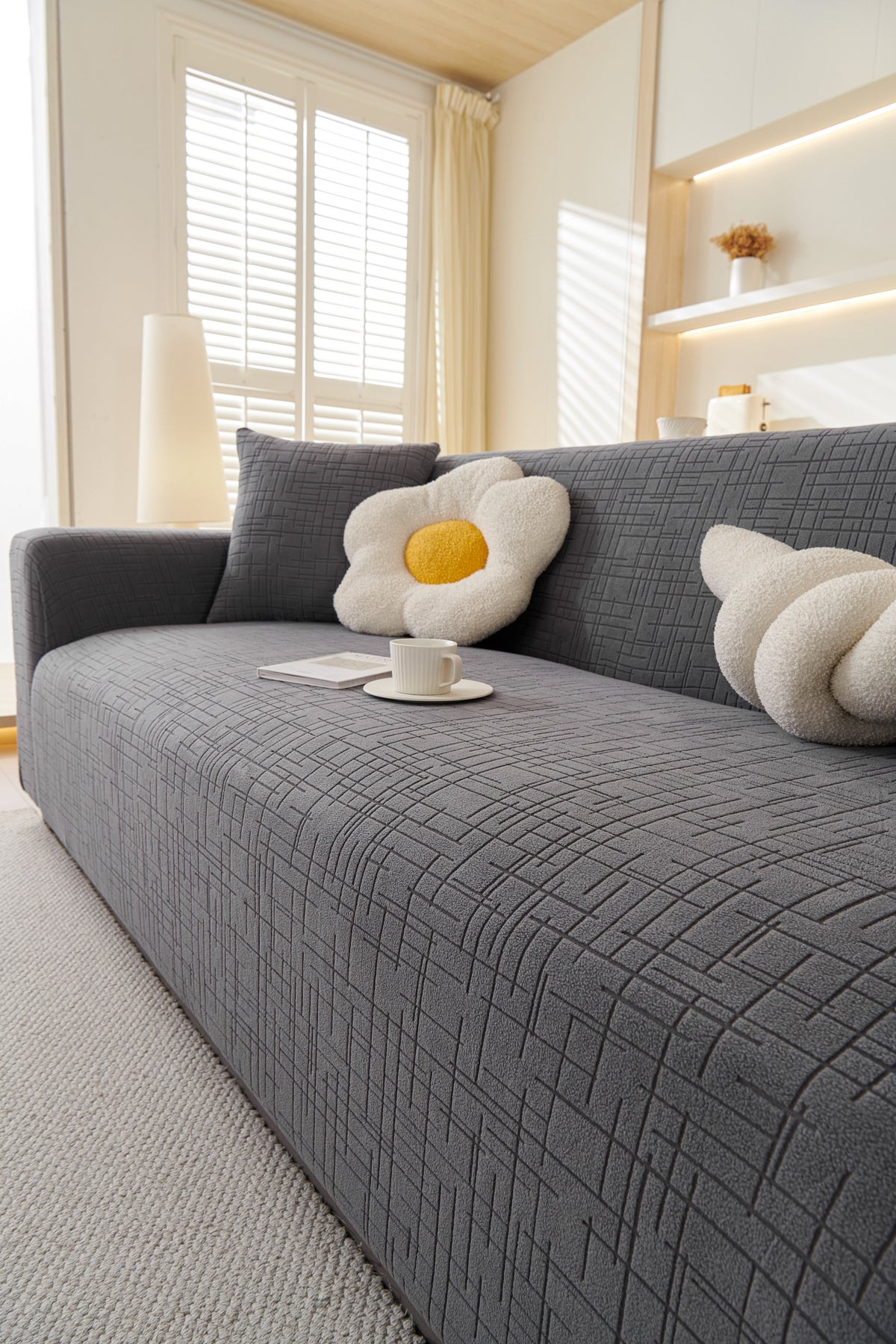 Couch Cover - Arquette - Space Grey