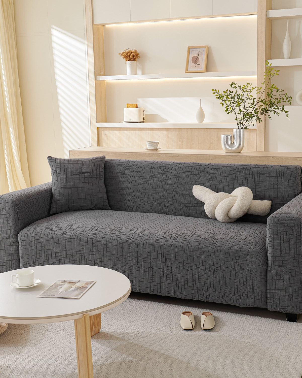 Couch Cover - Arquette - Space Grey