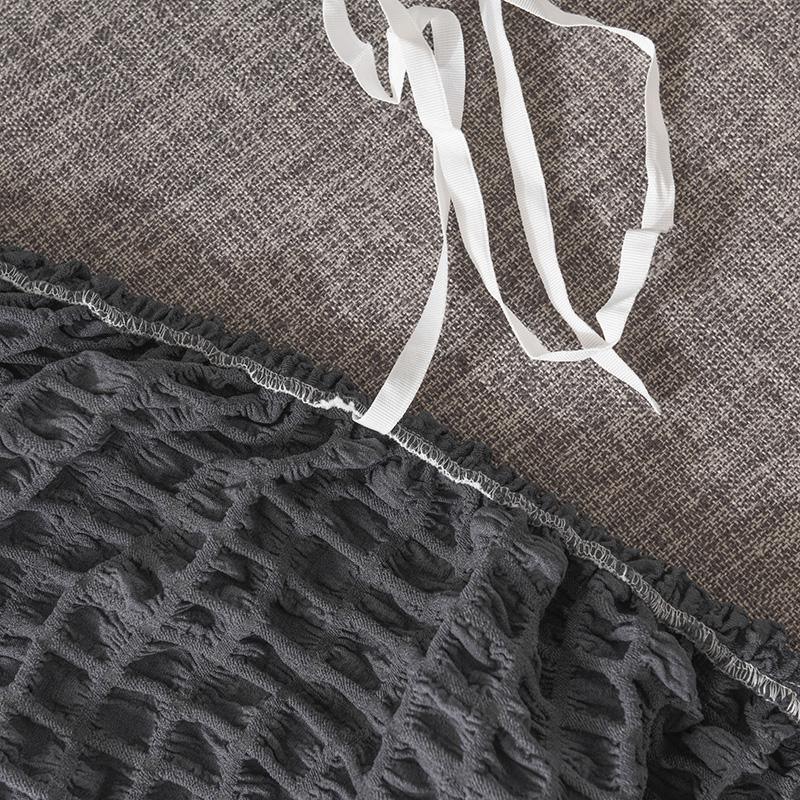 Couch Cover - Bobble-Textured - Anthracite Grey - Adaptable & Expandable
