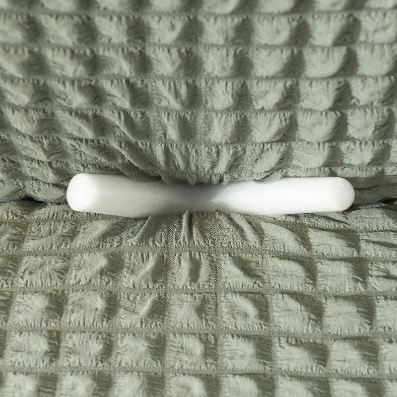 Couch Cover - Bobble-Textured - Pale Green - Adaptable & Expandable