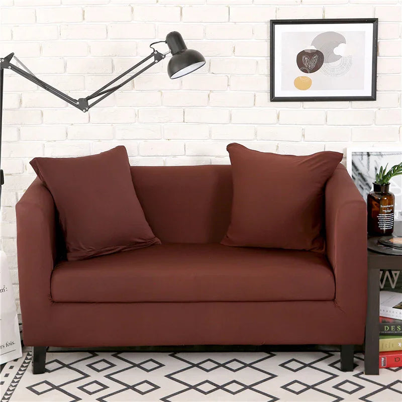 Couch Cover - Caramel Brown - Adaptable & Expandable