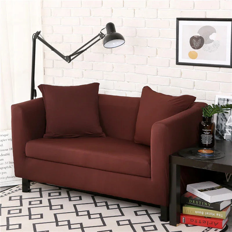 Couch Cover - Caramel Brown - Adaptable & Expandable