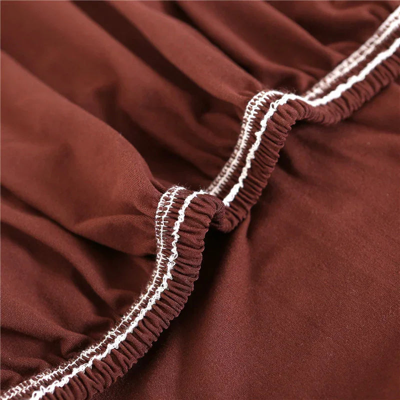 Couch Cover - Caramel Brown - Adaptable & Expandable