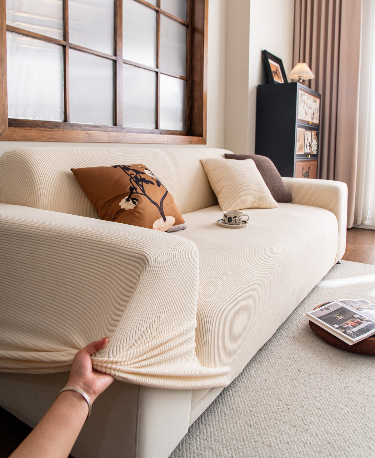 Couch Cover - Cordelle - Beige