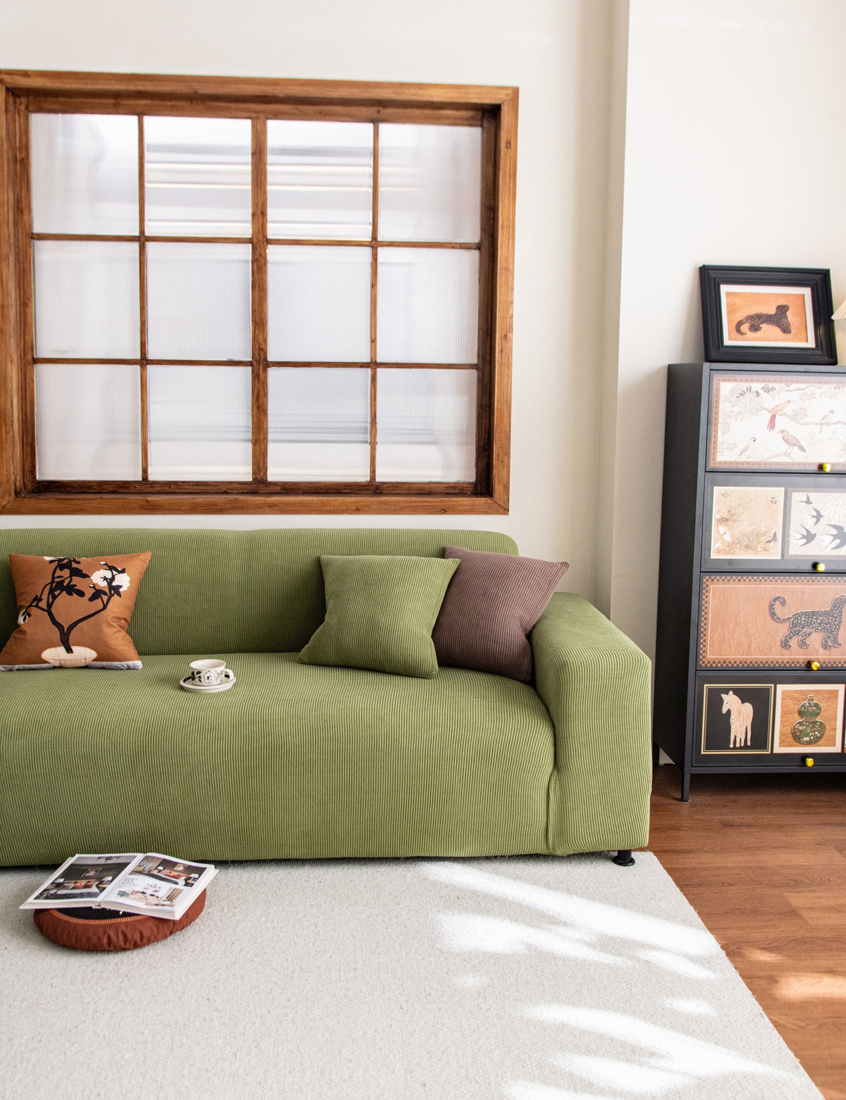 Couch Cover - Cordelle - Green