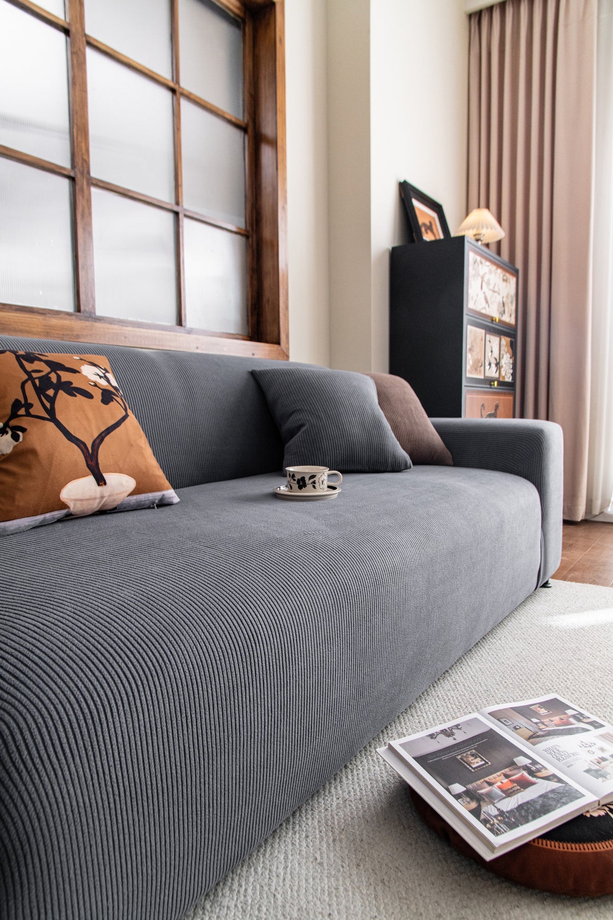 Couch Cover - Cordelle - Grey