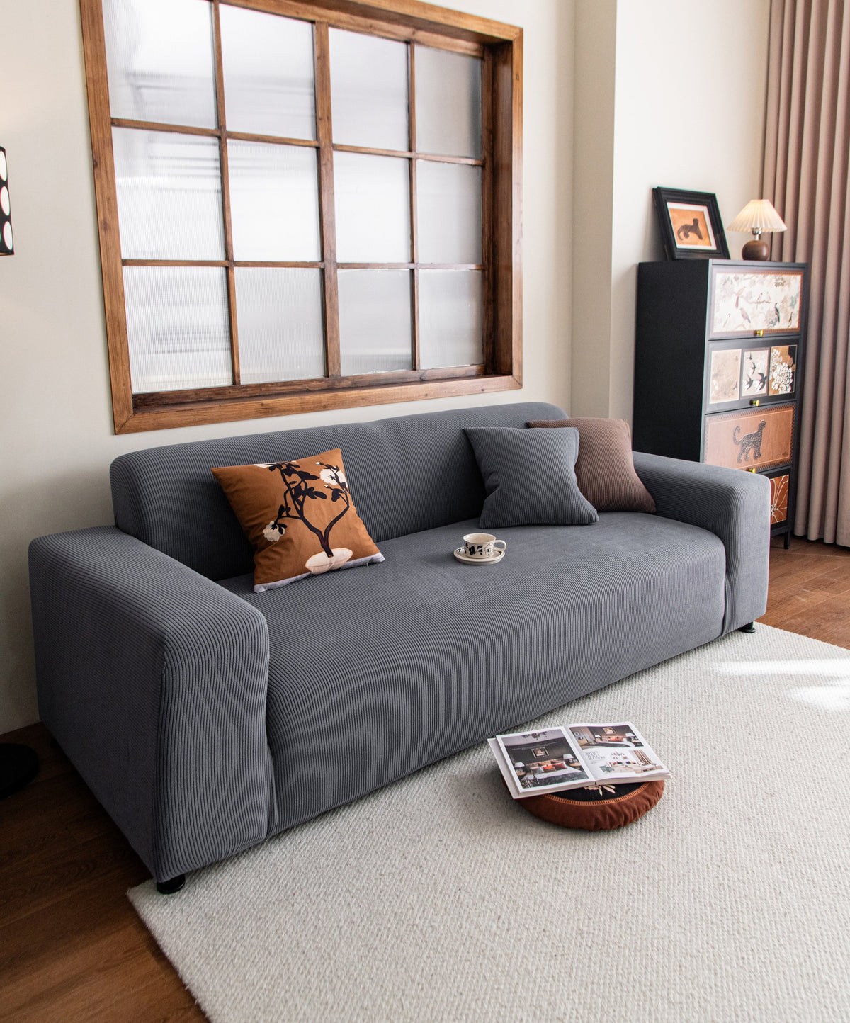 Couch Cover - Cordelle - Grey