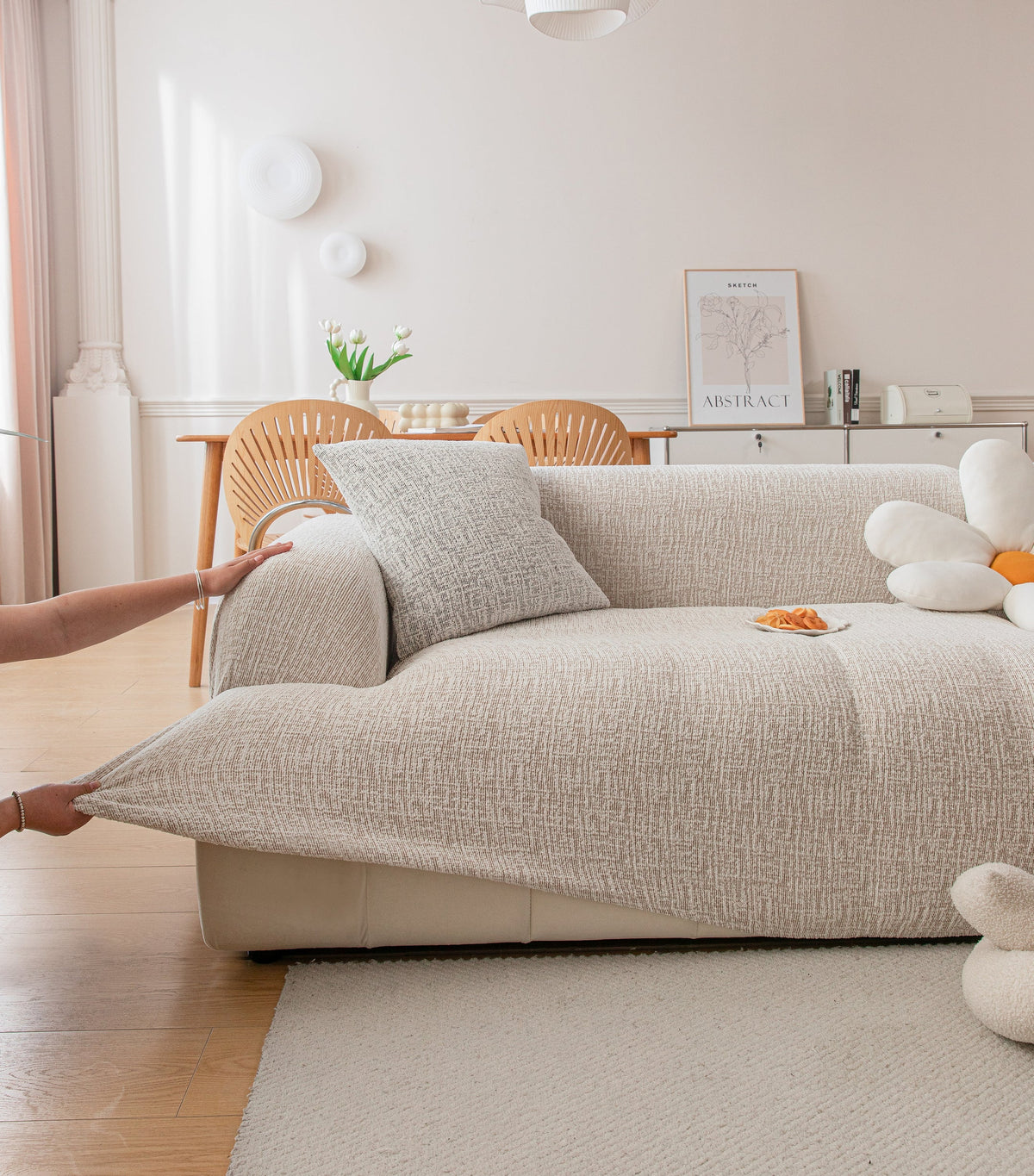 Couch Cover - Crossmere - Beige