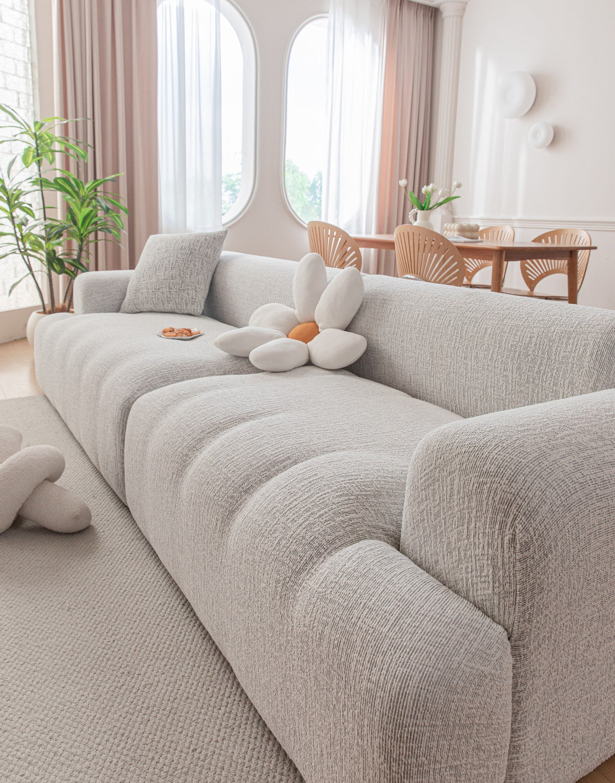 Couch Cover - Crossmere - Cloud Grey
