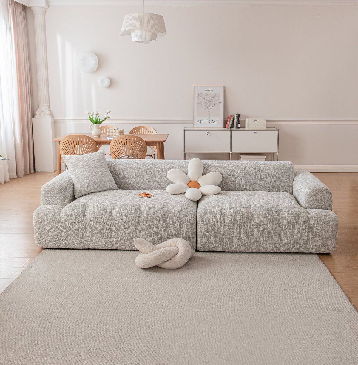 Couch Cover - Crossmere - Space Grey