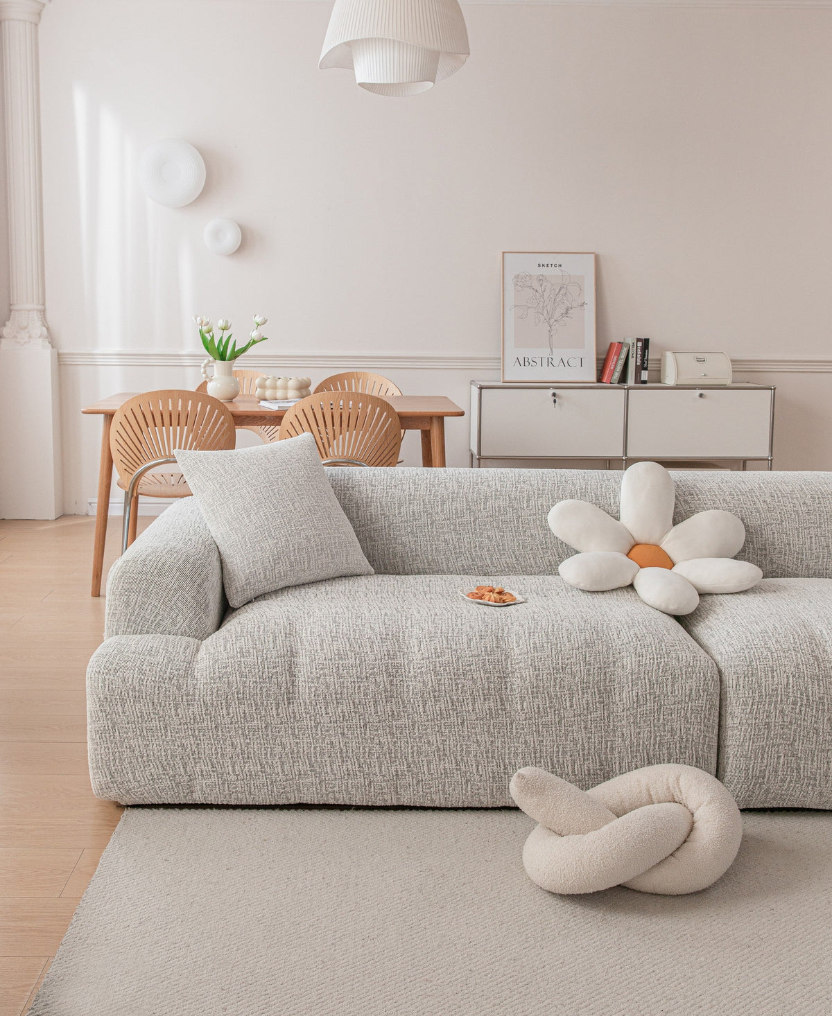 Couch Cover - Crossmere - Space Grey