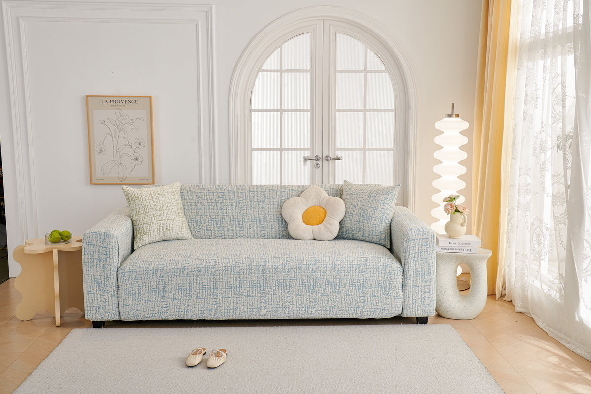 Couch Cover - Gridelle - Blue