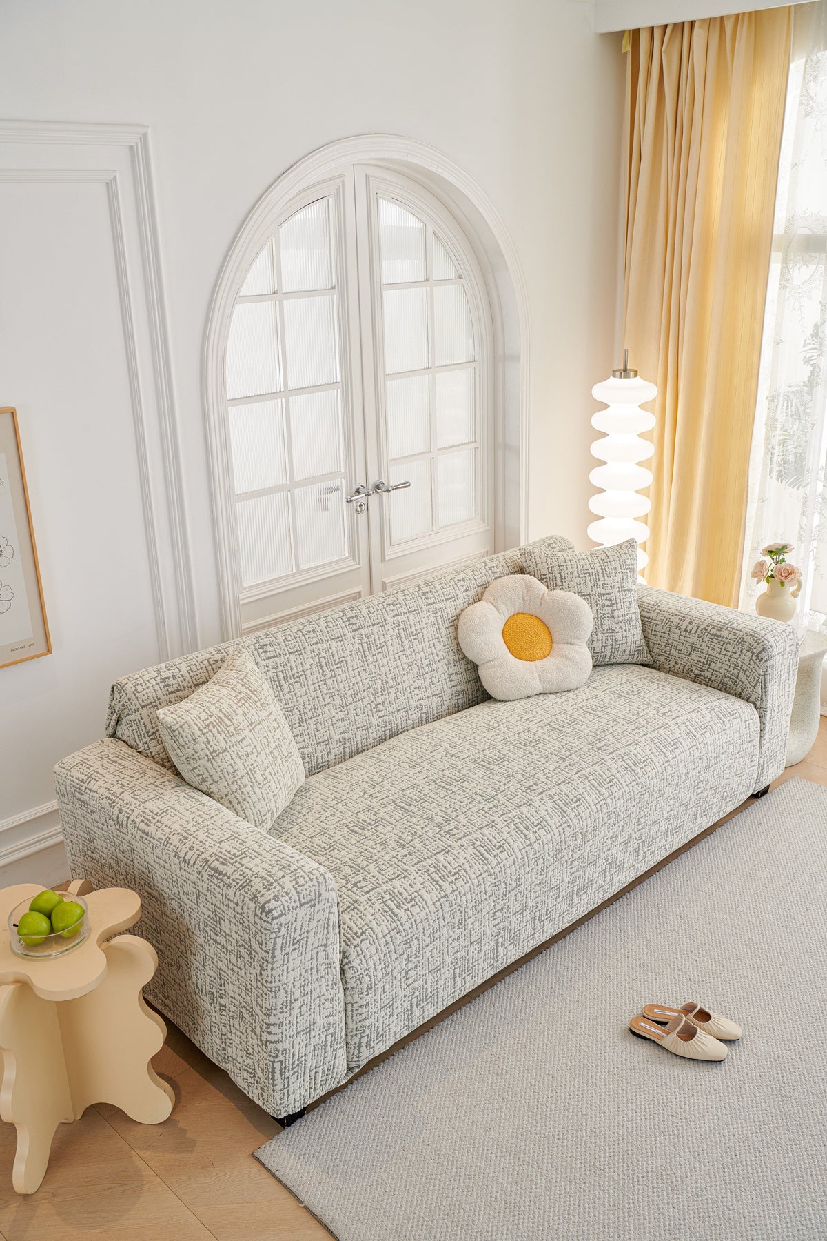 Couch Cover - Gridelle - Space Grey