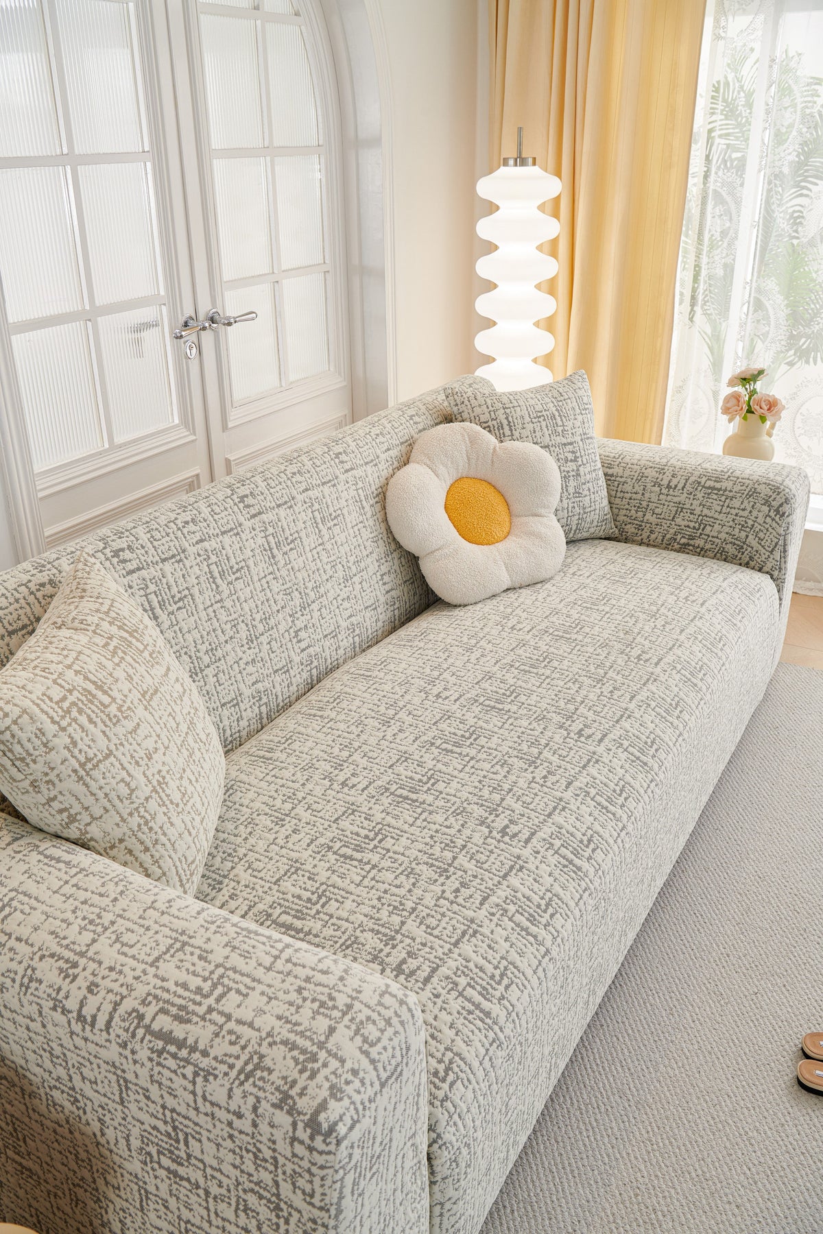 Couch Cover - Gridelle - Space Grey