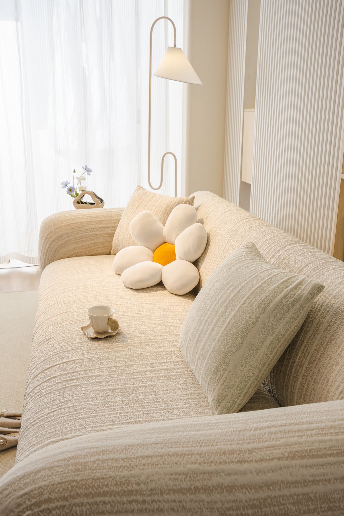 Couch Cover - Rivelle - Cream White