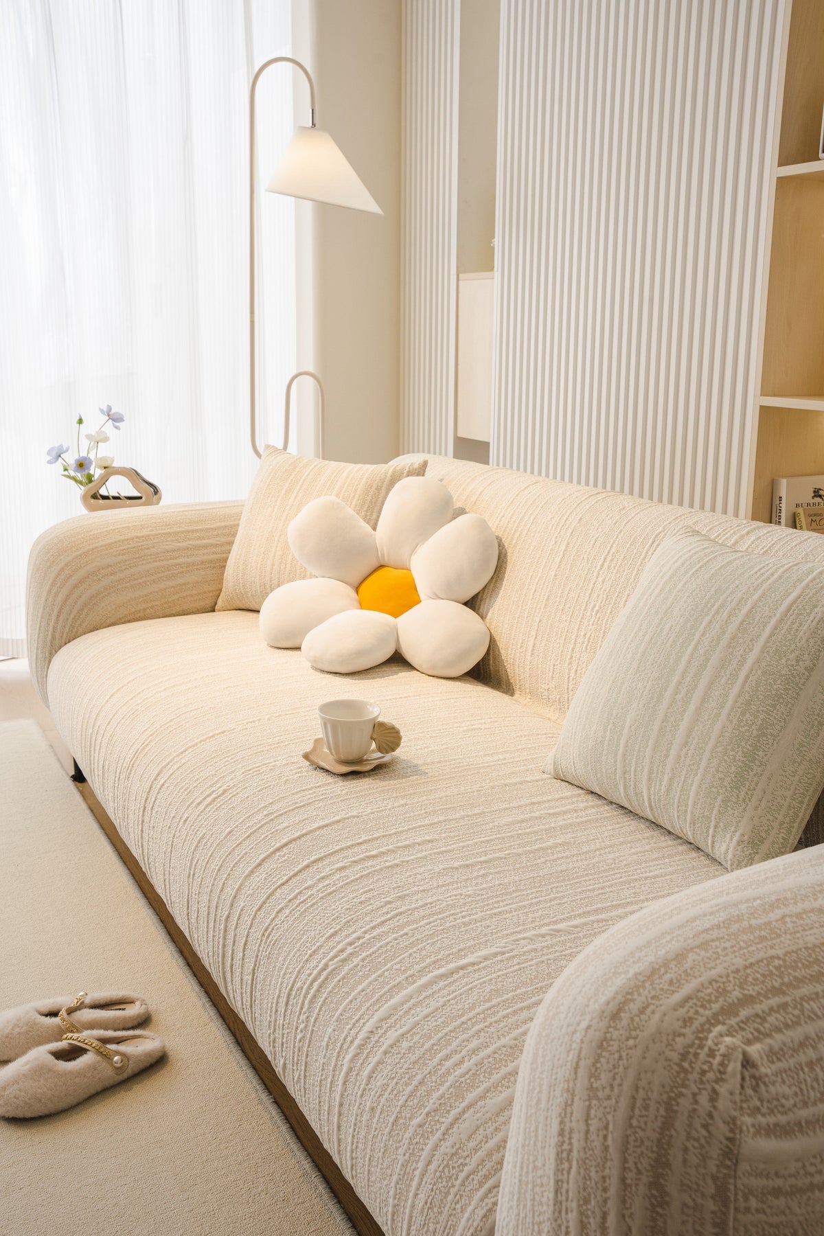 Couch Cover - Rivelle - Cream White