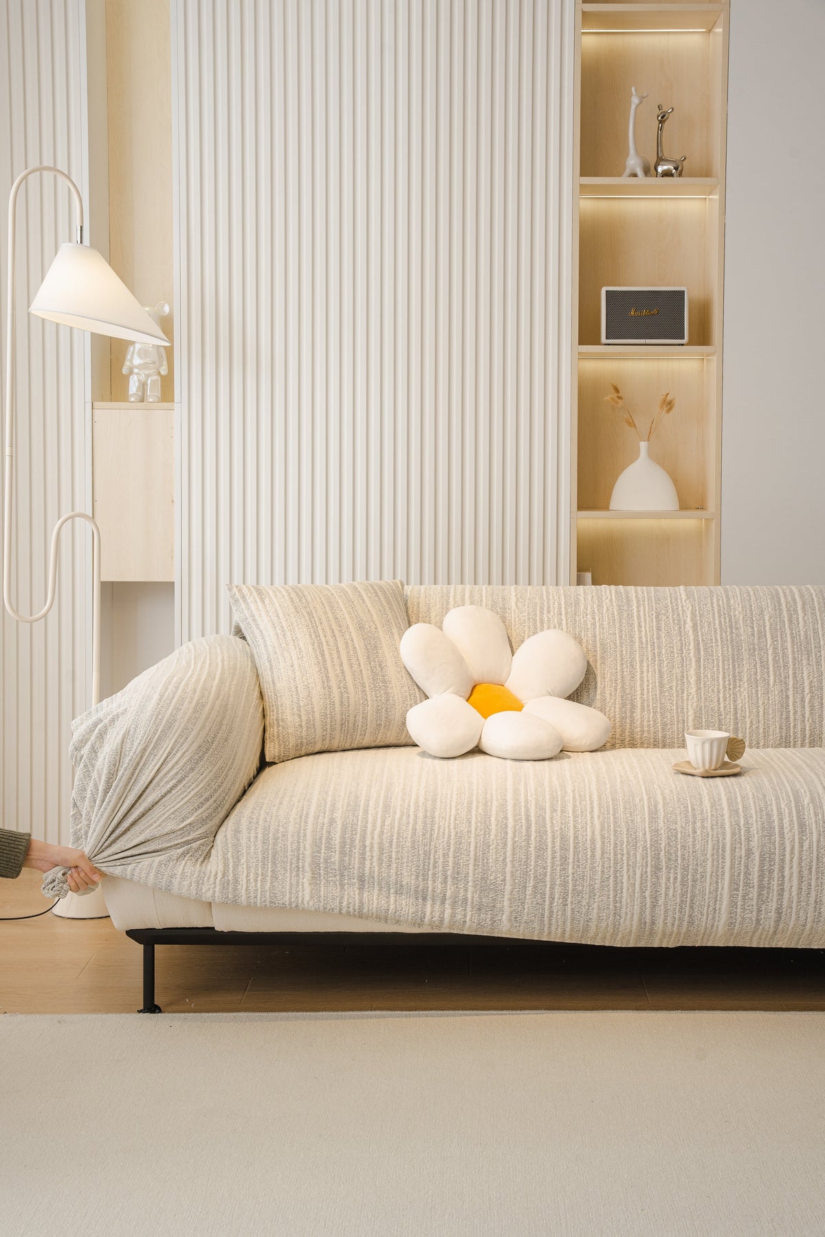 Couch Cover - Rivelle - Grey