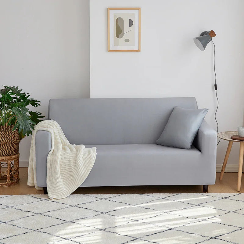 Couch Cover - Dolphin Grey - Adaptable & Expandable