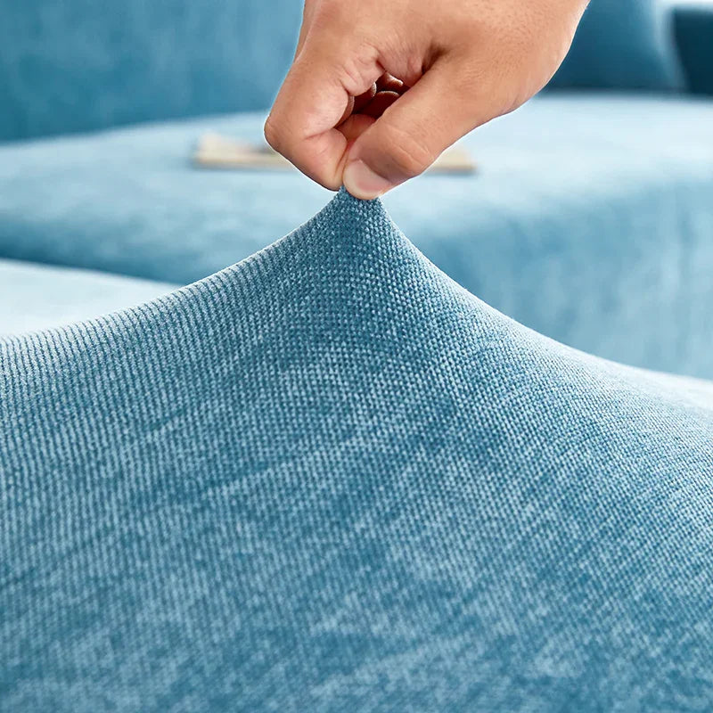 Couch Cover -Luma - Serene Blue - Adaptable & Expandable