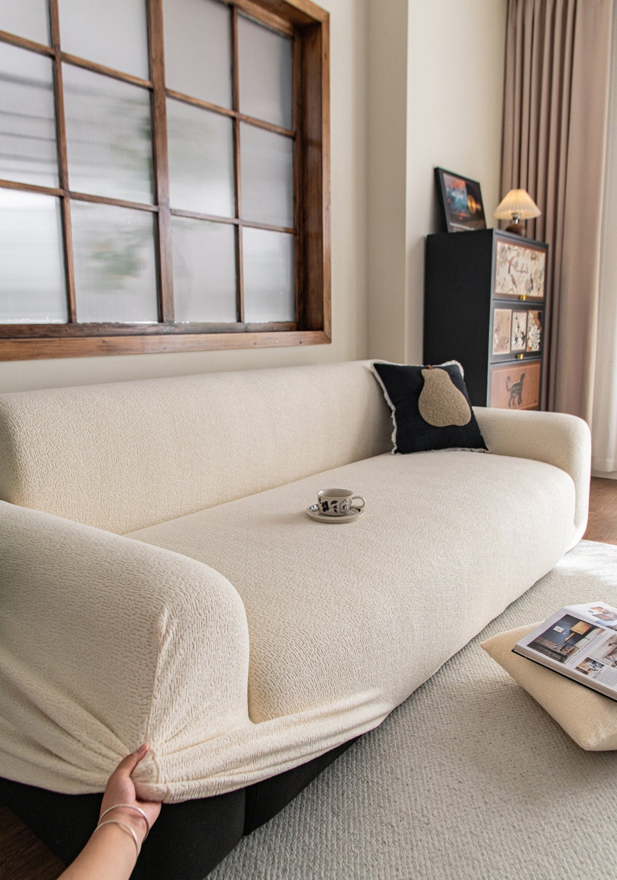 Couch Cover - Veloura - Beige