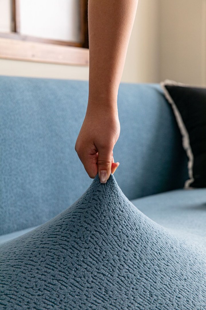 Couch Cover - Veloura - Blue