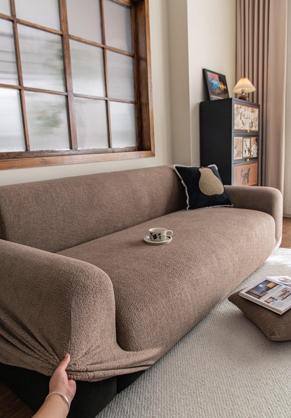 Couch Cover - Veloura - Chocolate