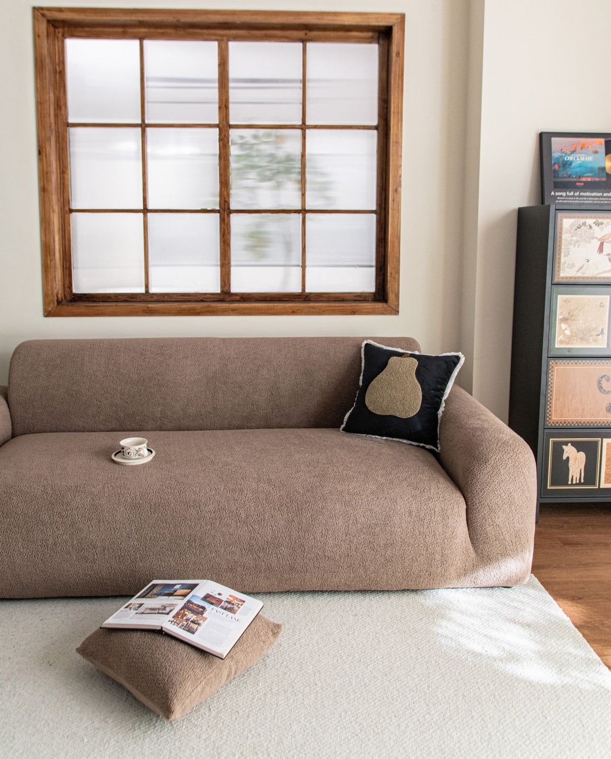 Couch Cover - Veloura - Chocolate