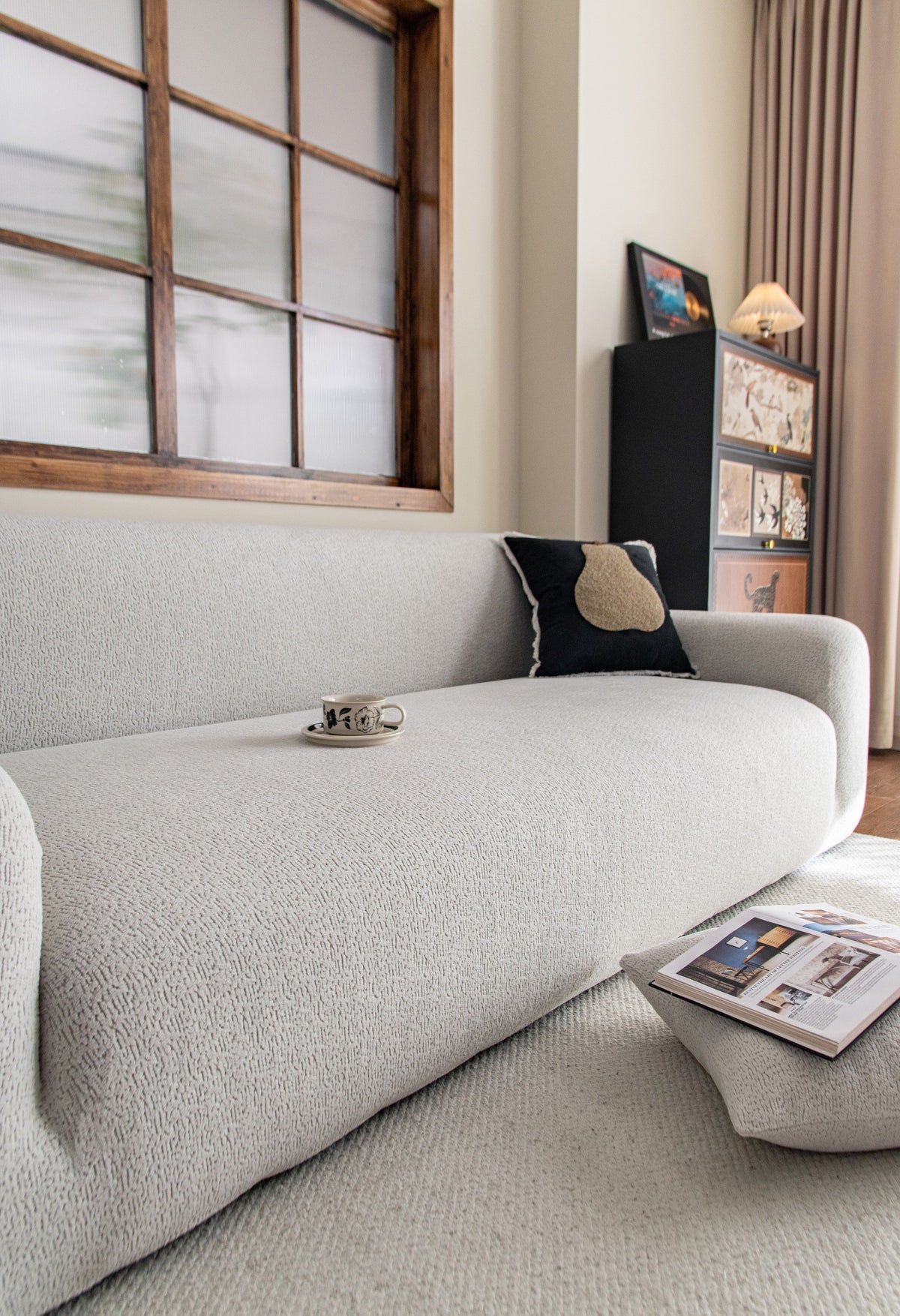 Couch Cover - Veloura - Cloud Grey